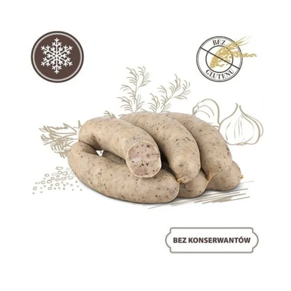 Kiełbasa biała parzona 500g BACÓWKA