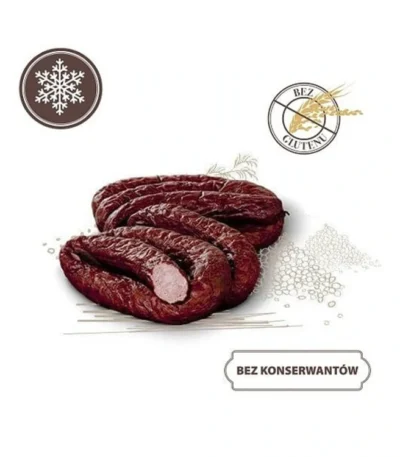 Kiełbasa z dziczyzną 450g BACÓWKA