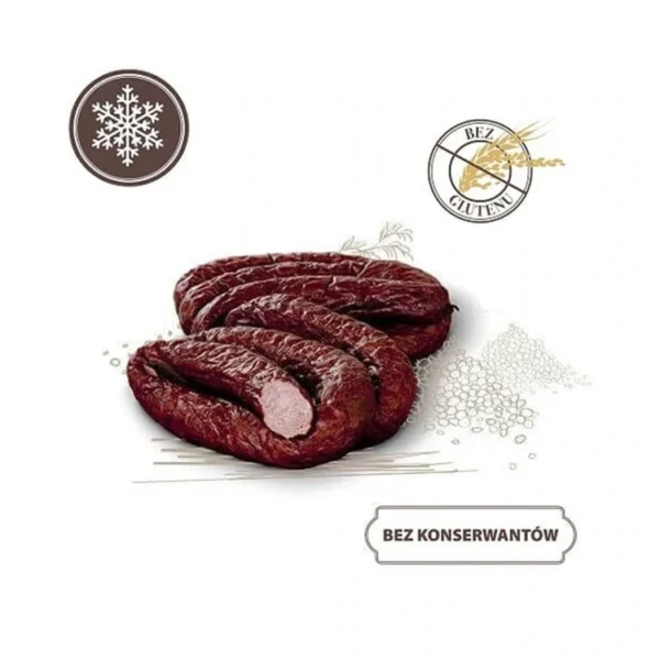 Kiełbasa z dziczyzną 450g BACÓWKA