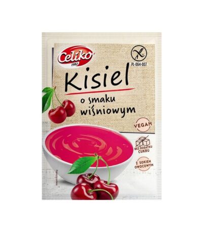 Kisiel bezglutenowy o smaku wiśniowym 40g CELIKO