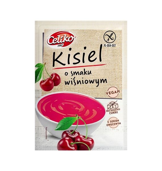 Kisiel bezglutenowy o smaku wiśniowym 40g CELIKO