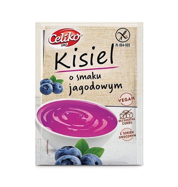 Kisiel o smaku jagodowym 40g CELIKO