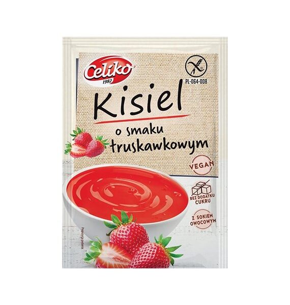 Kisiel o smaku truskawkowym 40g CELIKO