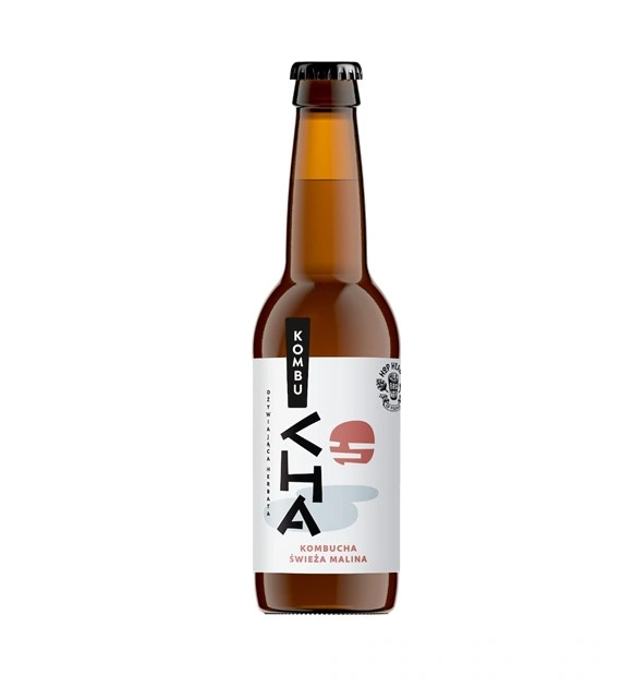 KombuCHA Świeża Malina 330ml ALE BROWAR KombuCHA Świeża Malina 330ml ALE BROWAR