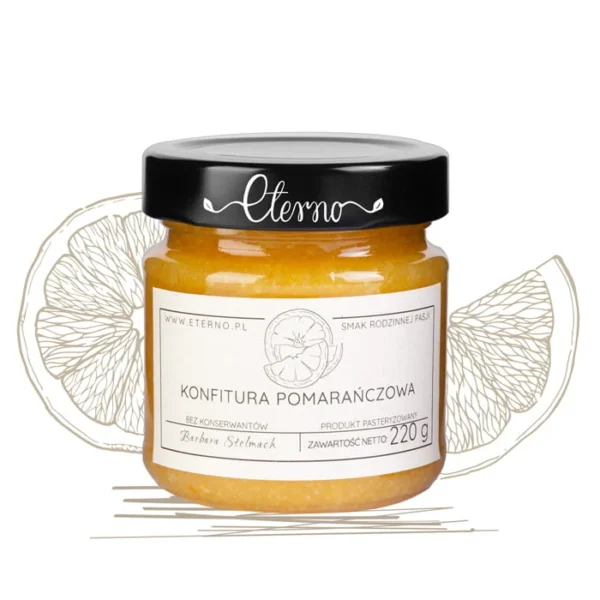 Konfitura pomarańczowa 220g ETERNO