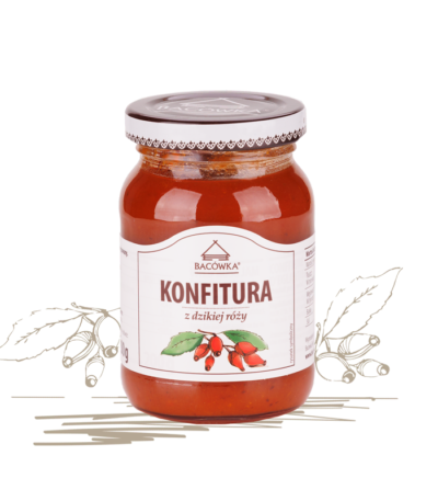 Konfitura z dzikiej róży 200g BACÓWKA