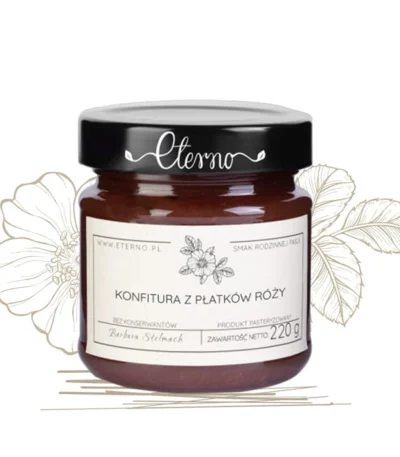 Konfitura z płatków róży 220g ENTERNO