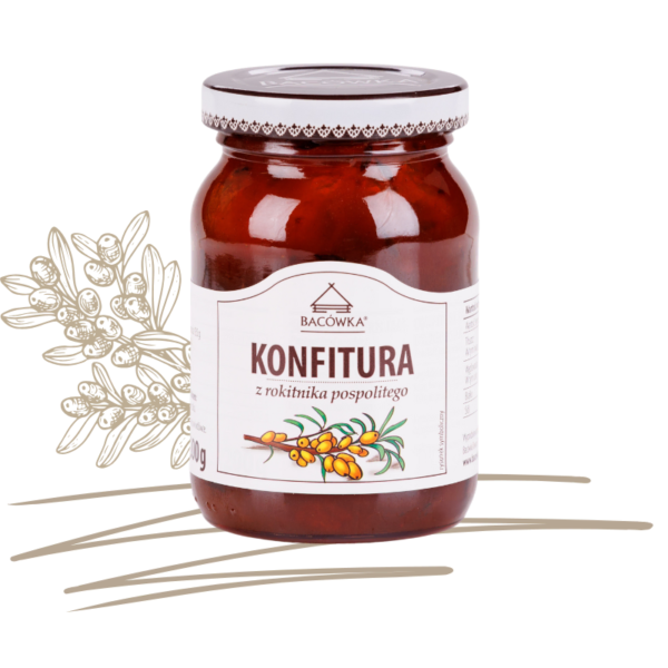 Konfitura z rokitnika pospolitego 200g BACÓWKA