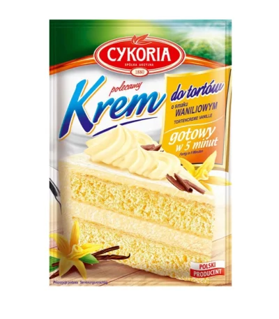 Krem do tortów waniliowy 100g CYKORIA