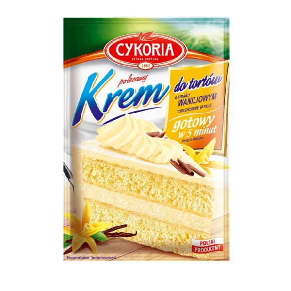 Krem do tortów waniliowy 100g CYKORIA