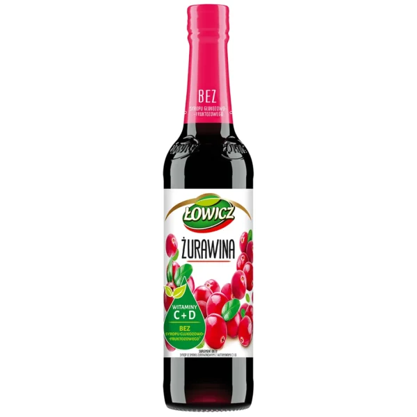 LOWICZ Syrop o Smaku Zurawinowym 400ml