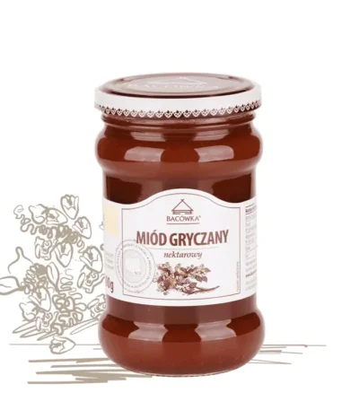 Miód gryczany 400g BACÓWKA