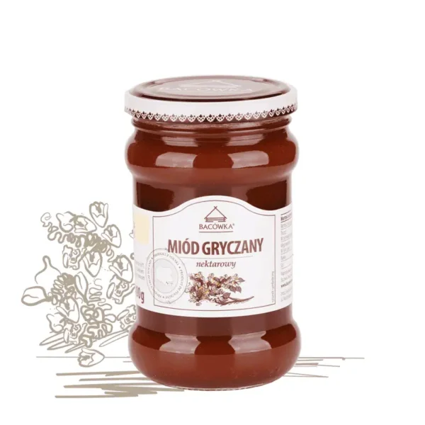 Miód gryczany 400g BACÓWKA