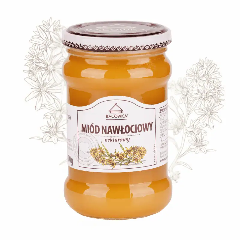 Miód nawłociowy 400g BACÓWKA Miód nawłociowy 400g BACÓWKA