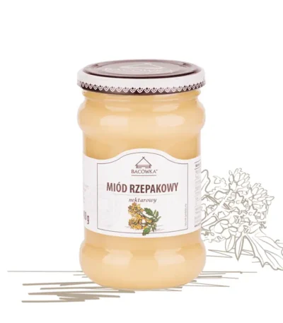 Miód rzepakowy 400g BACÓWKA