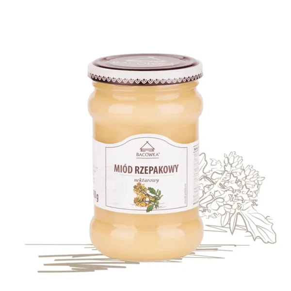 Miód rzepakowy 400g BACÓWKA