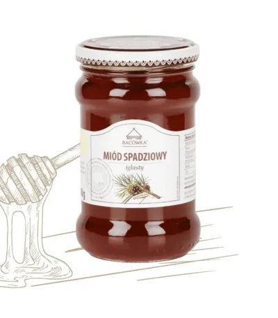 Miód spadziowy iglasty 400g BACÓWKA