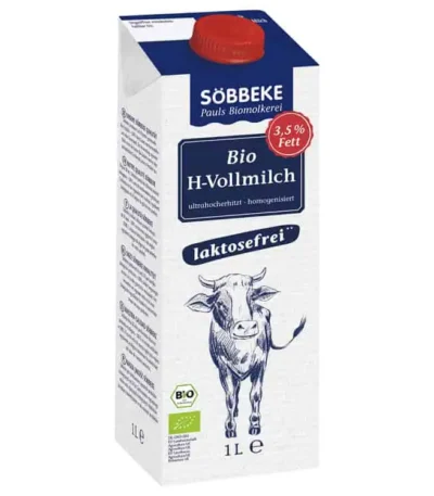 Mleko bez laktozy 3,5% bio 1l SOBBEKE