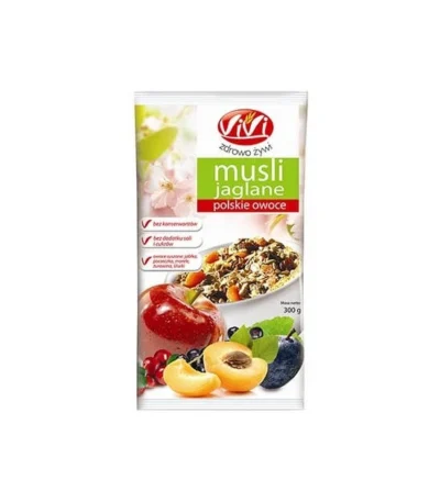 Musli jaglane polskie owoce 300g VIVI