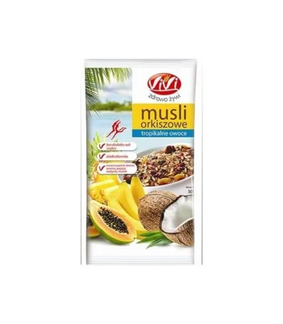 Musli orkiszowe tropikalne owoce 300g VIVI