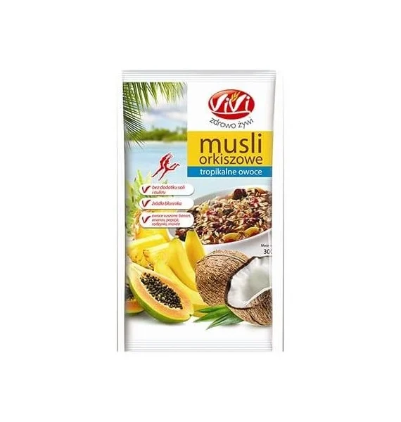 Musli orkiszowe tropikalne owoce 300g VIVI