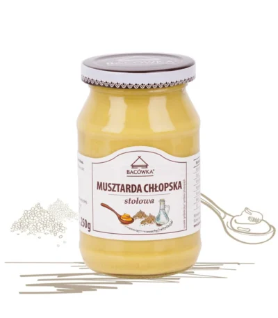 Musztarda Chłopska stołowa 250g BACÓWKA