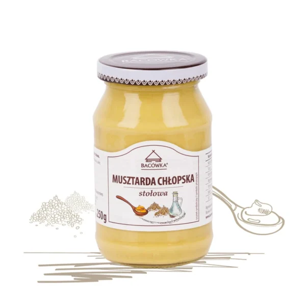 Musztarda Chłopska stołowa 250g BACÓWKA