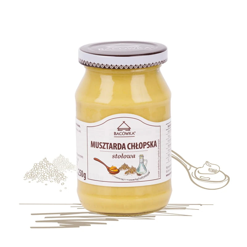 Musztarda Chłopska stołowa 250g BACÓWKA Musztarda Chłopska stołowa 250g BACÓWKA