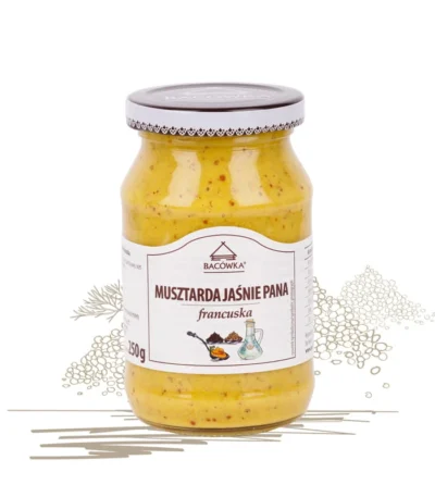 Musztarda Jaśnie Pana francuska 250g BACÓWKA