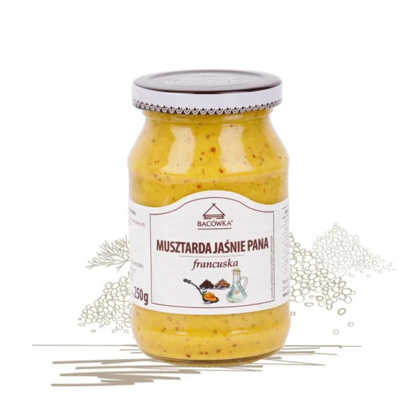 Musztarda Jaśnie Pana francuska 250g BACÓWKA