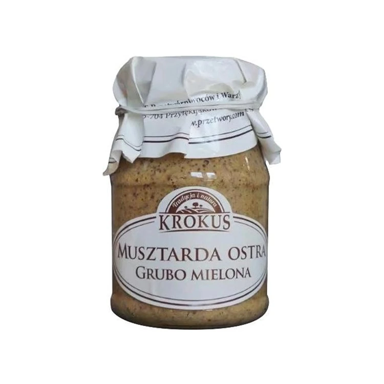 Musztarda ostra 180g KROKUS Musztarda ostra 180g KROKUS