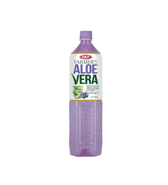 Napój Farmer's Aloe Vera z cząstkami aloesu Blueberry 1,5l OKF Napój Farmer's Aloe Vera z cząstkami aloesu Blueberry 1,5l OKF