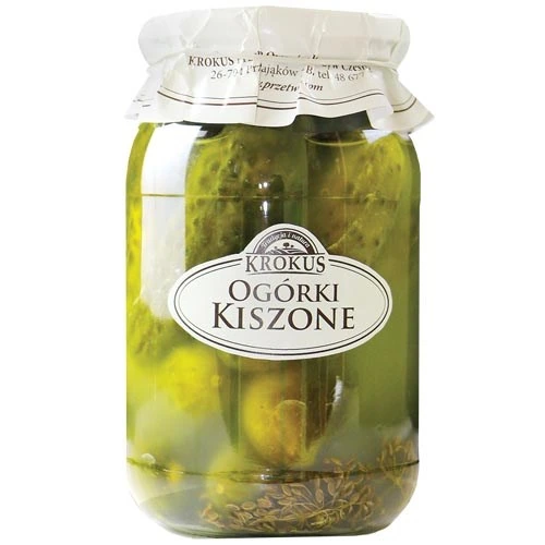 Ogórki kiszone 810g KROKUS Ogórki kiszone 810g KROKUS