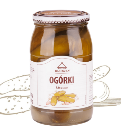 Ogórki kiszone 840g BACÓWKA