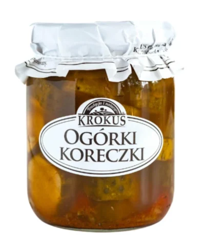 Ogórki koreczki konserwowe 500g KROKUS