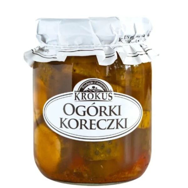 Ogórki koreczki konserwowe 500g KROKUS