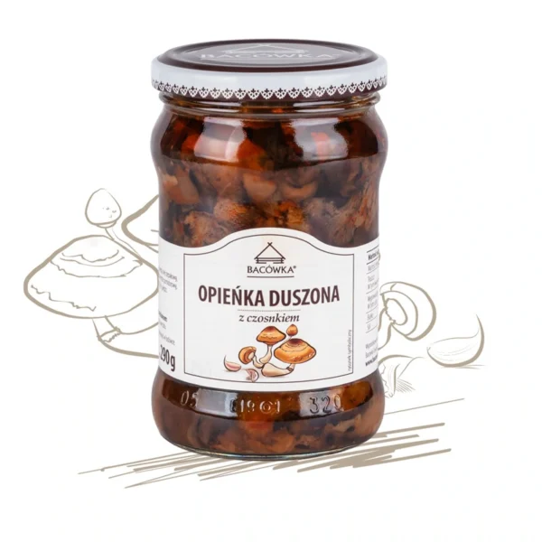 Opieńka duszona z czosnkiem 290g BACÓWKA