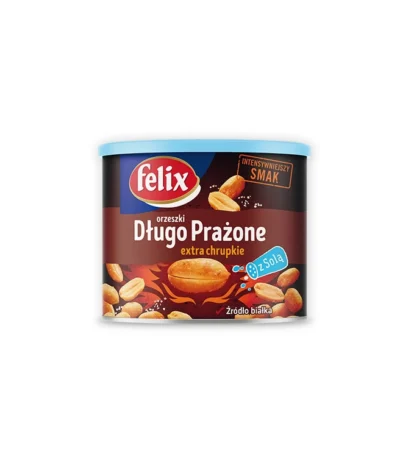 Orzeszki długo prażone extra chrupkie 140g FELIX