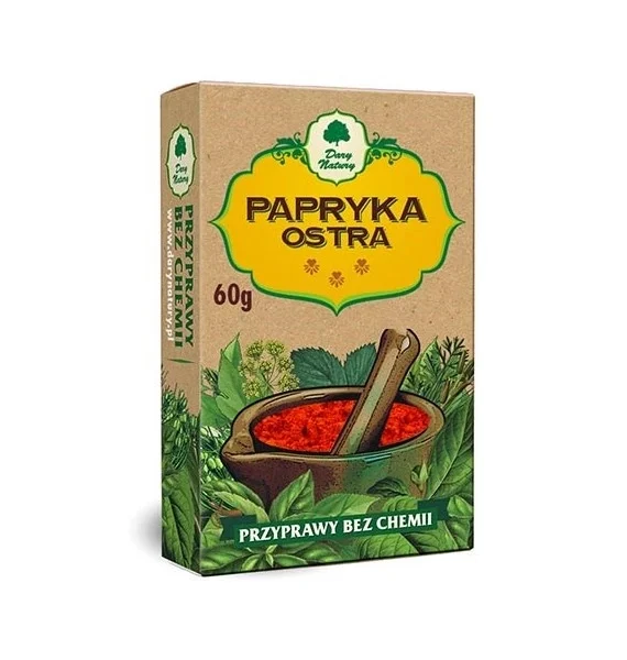 Papryka ostra 60g DARY NATURY