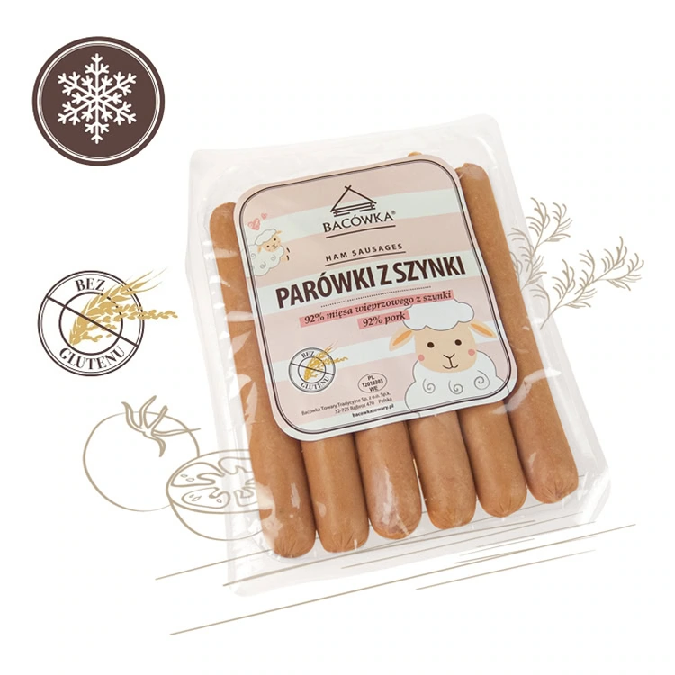 Parówki z szynki 300g BACÓWKA Parówki z szynki 300g BACÓWKA