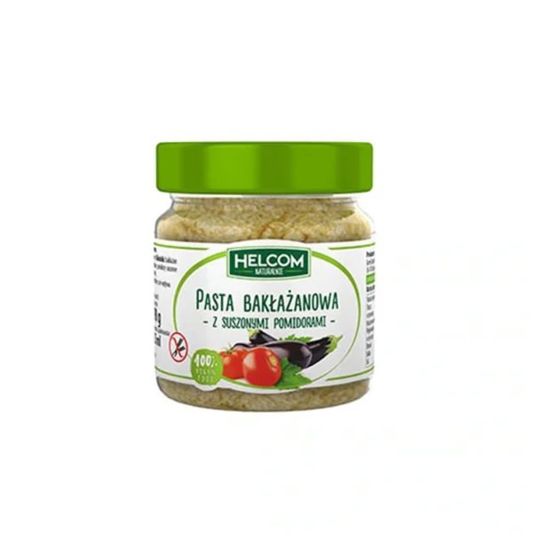 Pasta bakłażanowa z suszonymi pomidorami 190g HELCOM