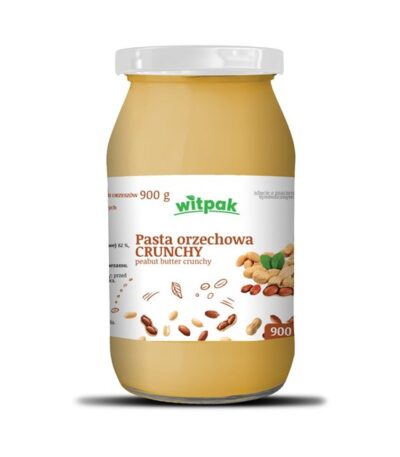 Pasta orzechowa z kawałkami orzeszków 900g WITPAK