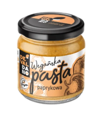 Pasta paprykowa vege 170g DEVALDANO