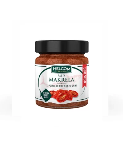 Pasta rybna makrela z suszonymi pomidorami 225g HELCOM