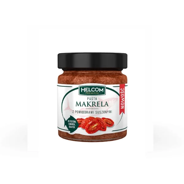 Pasta rybna makrela z suszonymi pomidorami 225g HELCOM