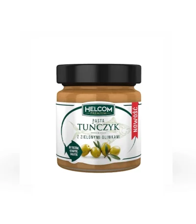 Pasta rybna tuńczyk z oliwkami 180g HELCOM