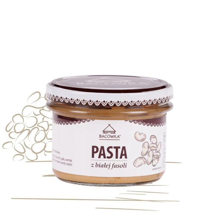 Pasta z białej fasoli 180g BACÓWKA Pasta z białej fasoli 180g BACÓWKA