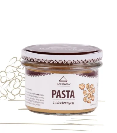 Pasta z ciecierzycy 180g BACÓWKA