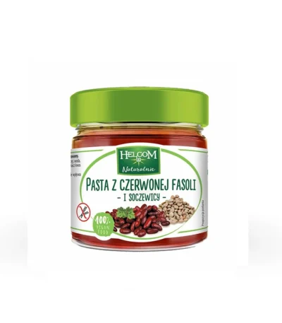 Pasta z czerwonej fasoli i soczewicy 190g HELCOM