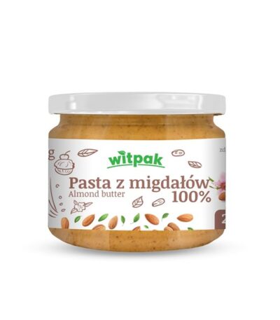 Pasta z migdałów nie blanszowanych 250g WITPAK